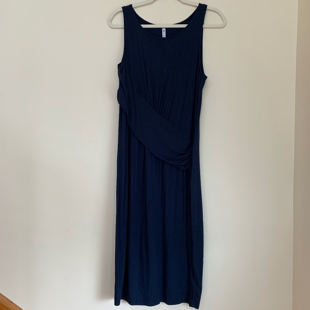 Fabletics Navy Blue Retta Midi Dress - Picture 3 of 7